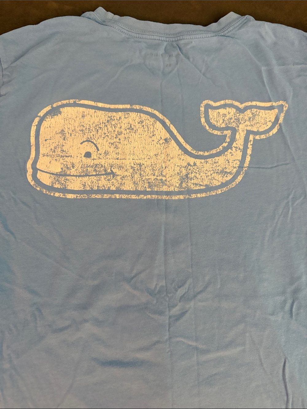 Vineyard Vines Light Blue Whale Graphic Short Sleeve Tee